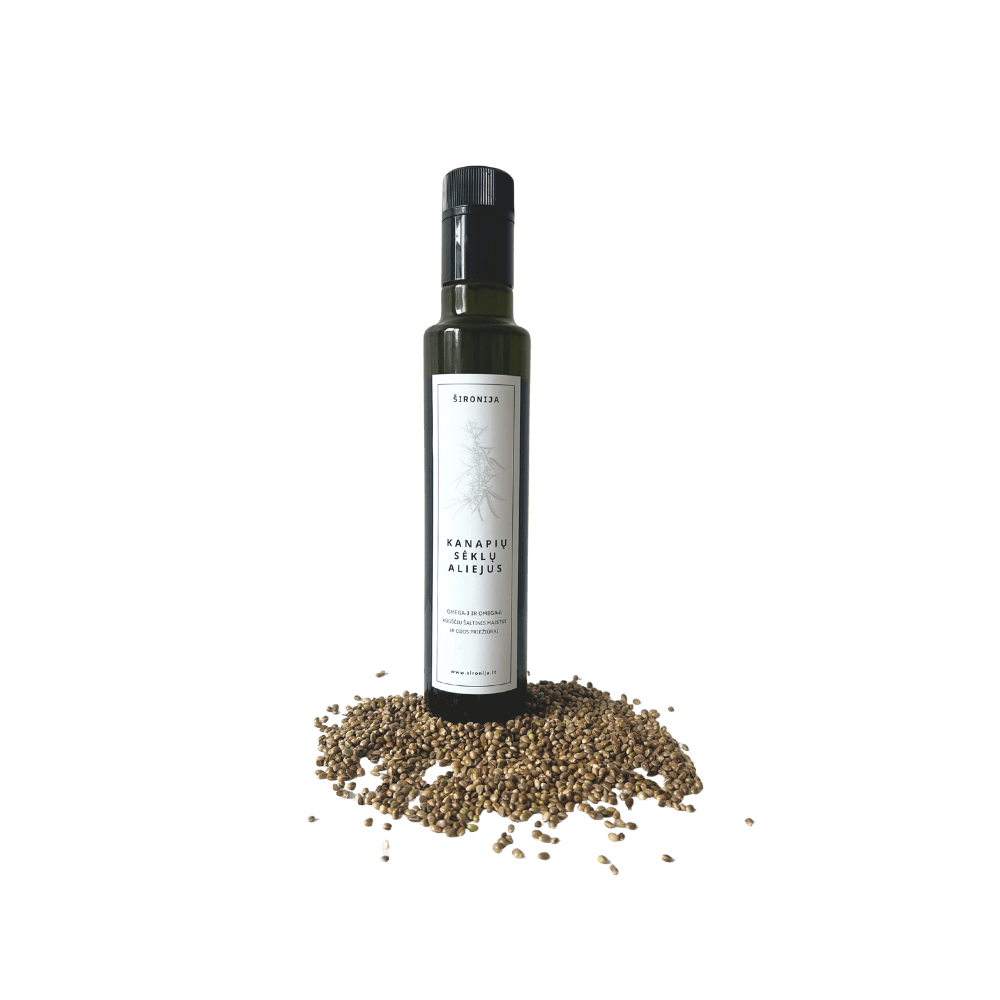 Pluoštinių kanapių sėklų aliejus Premium